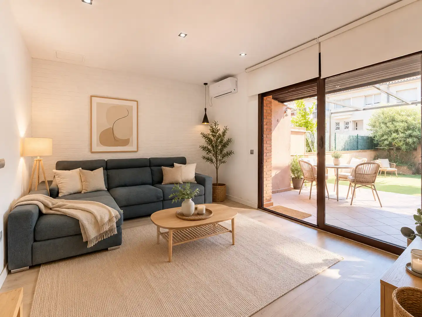 Sala d'estar de Casa o xalet en venda en Tordera amb Aire condicionat, Calefacció i Jardí privat