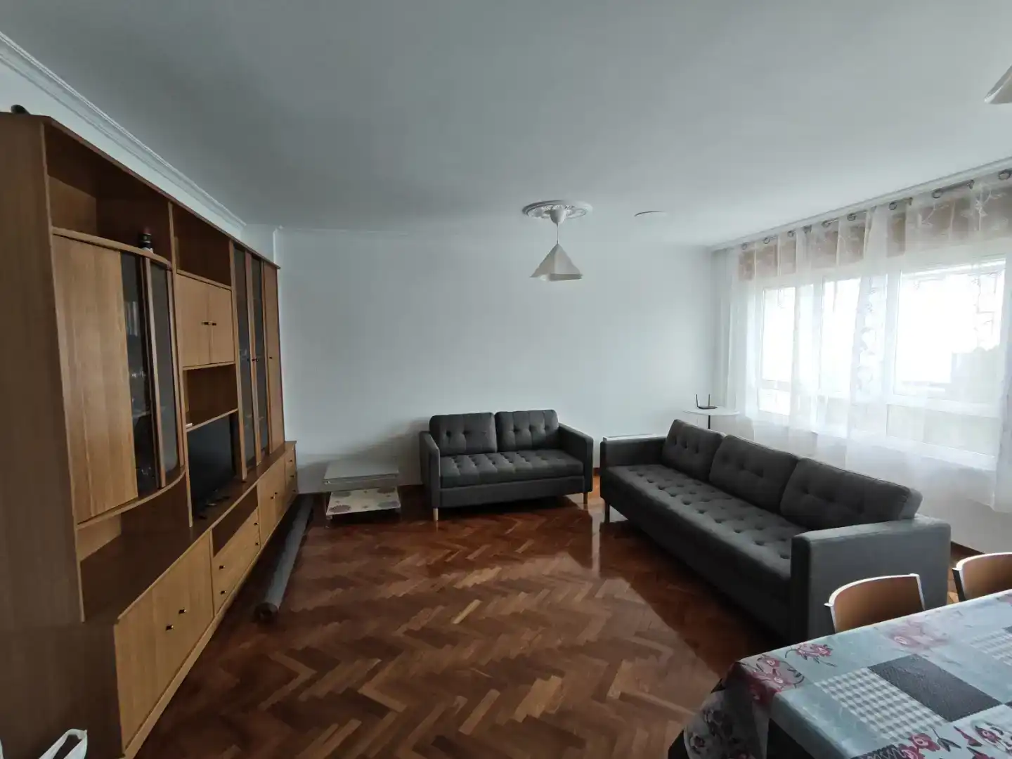 Sala de estar de Dúplex de alquiler en Foz con Parquet, Amueblado y Horno