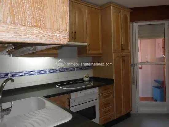 Kitchen of Flat for rent in Cáceres  with Heating, Terrace and Storage room