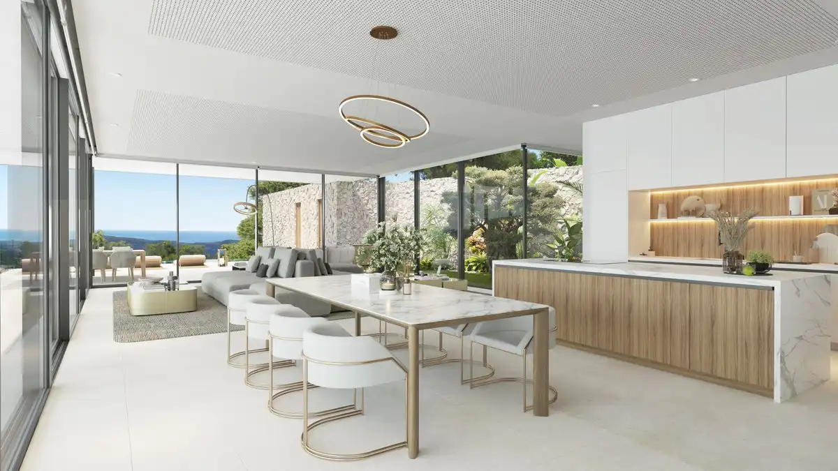 Comedor de Casa o chalet en venta en Benahavís con Aire acondicionado, Jardín privado y Terraza