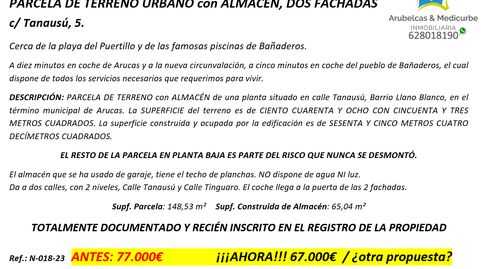 Photo 2 of Commercial properties for sale in Calle Tanausú, 3, Tres Barrios - Trasmontaña, Arucas
