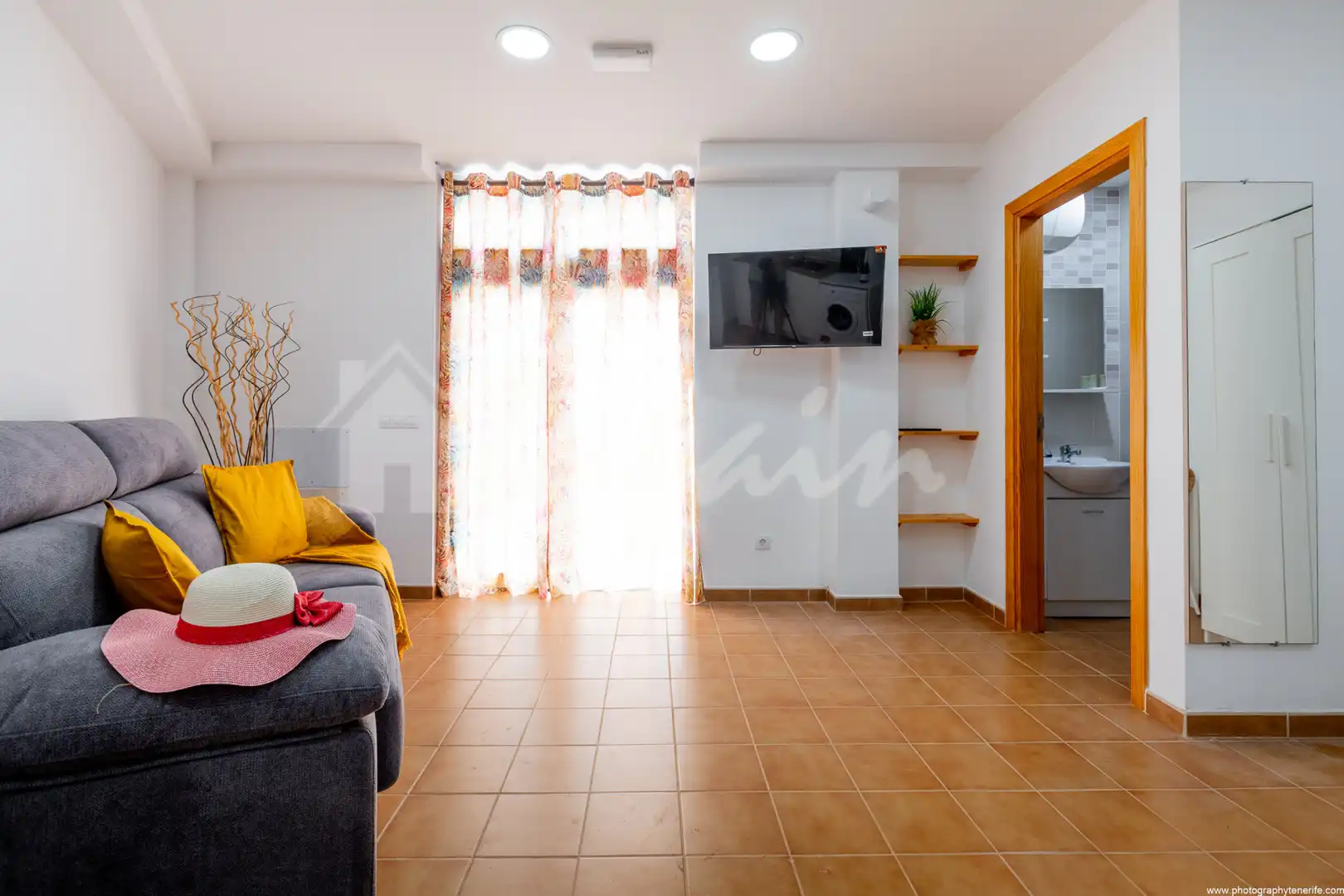 Wohnzimmer von Wohnung zum Verkauf in Adeje mit Heizung
