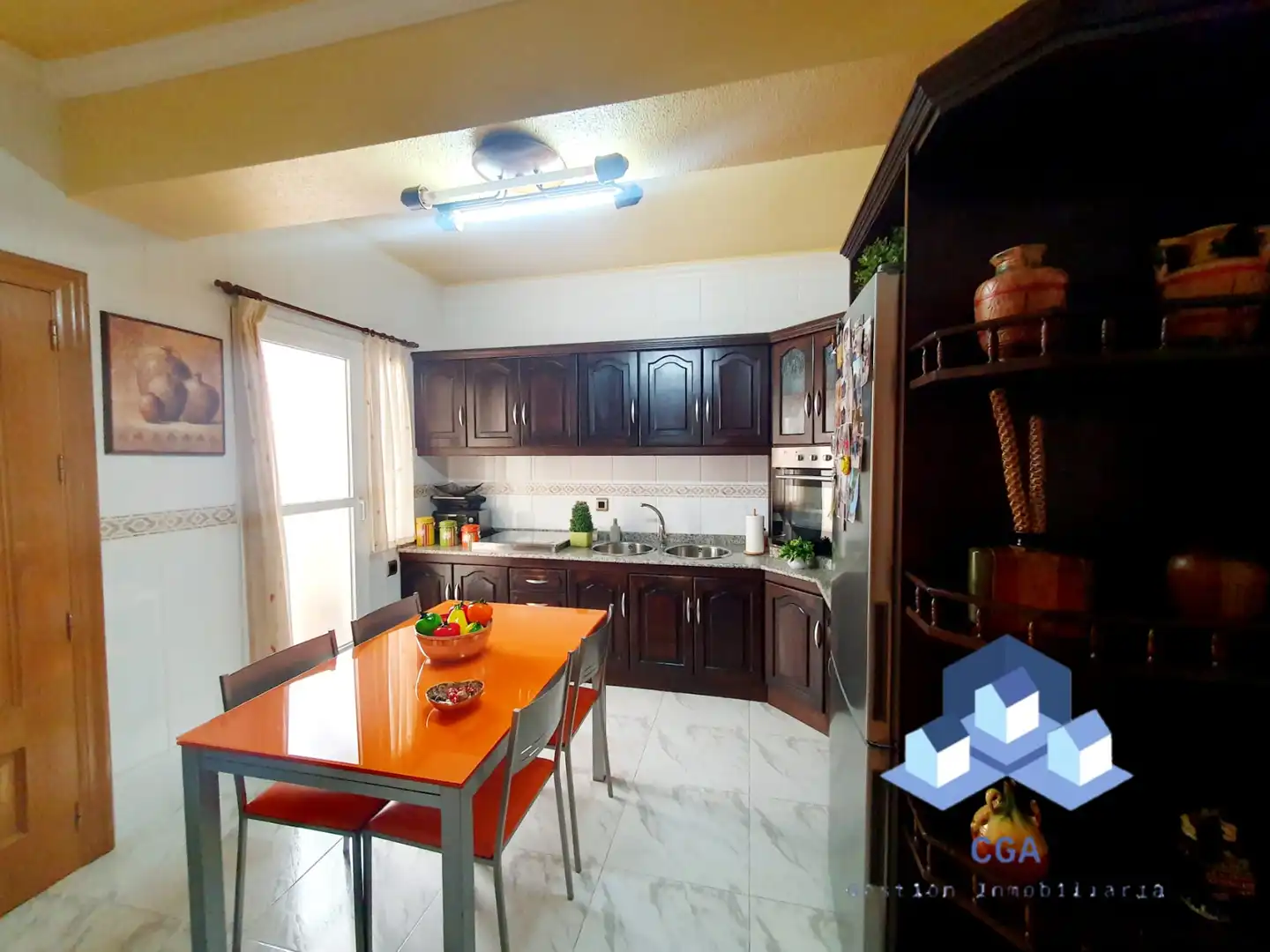 Kitchen of Flat for sale in Lorca  with Storage room, Furnished and Oven