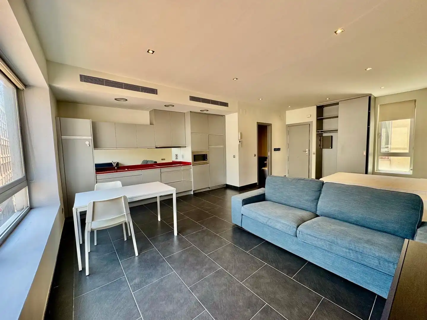 Wohnzimmer von Wohnung zur Miete in Barcelona mit Klimaanlage, Heizung und Abstellraum