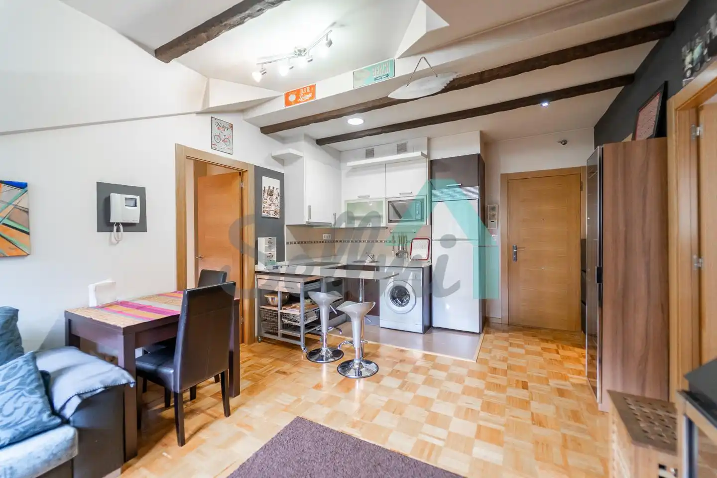 Cocina de Piso en venta en Somiedo con Calefacción, Parquet y Trastero