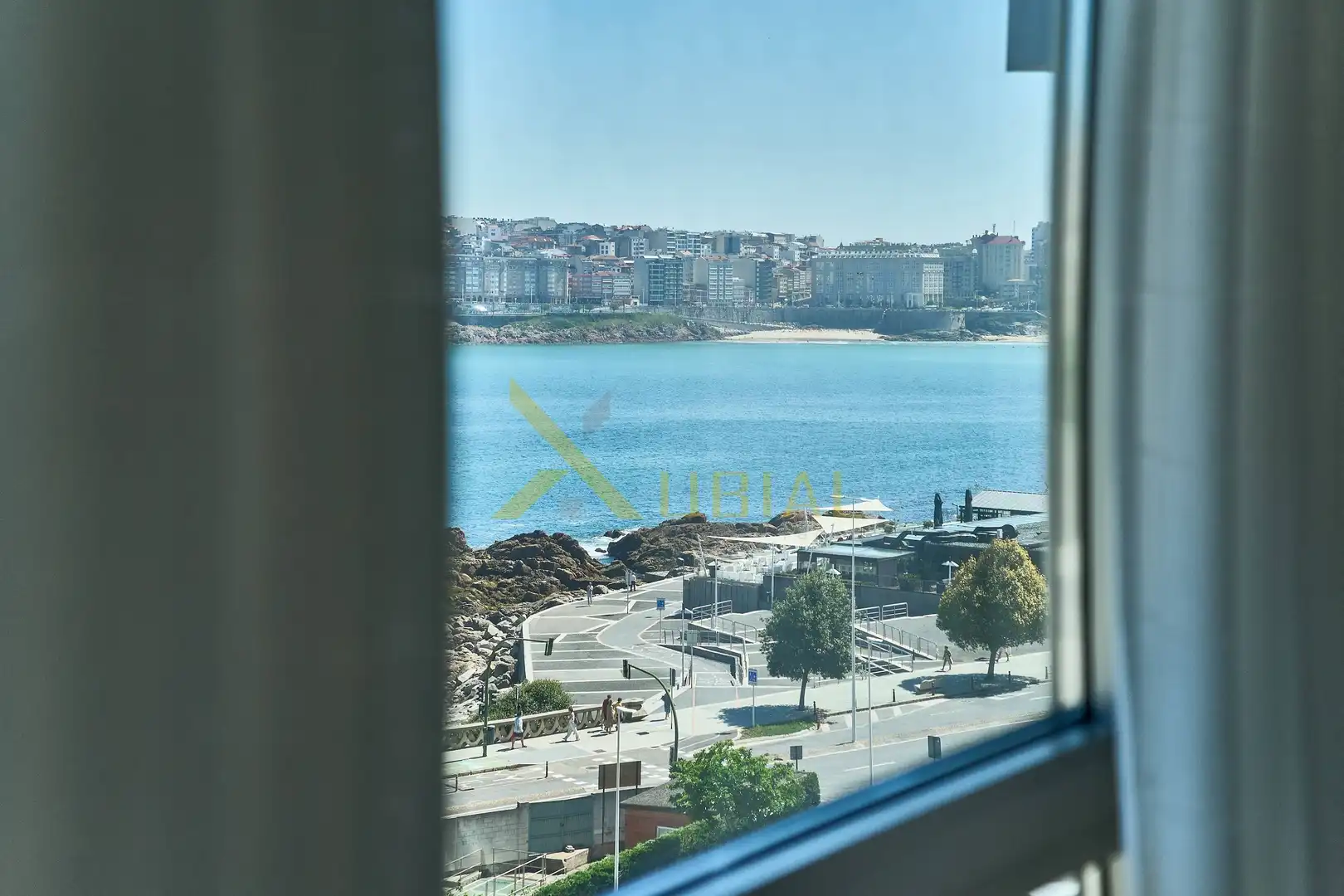Bedroom of Flat for sale in A Coruña Capital   with Storage room, Furnished and Balcony