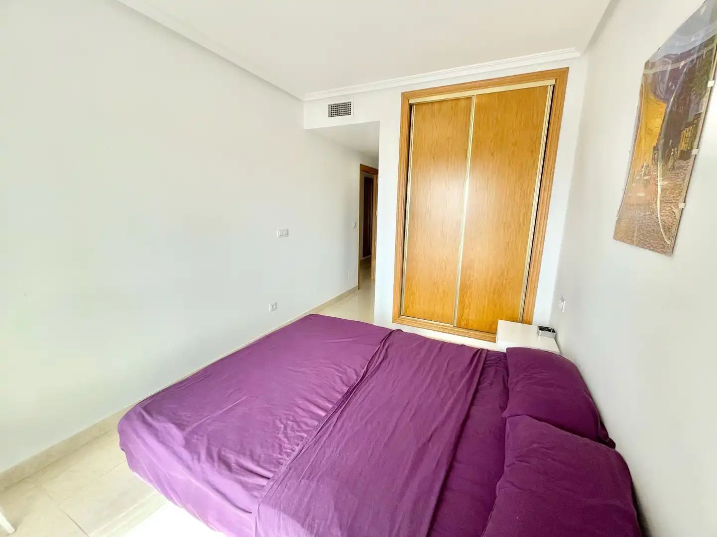 Schlafzimmer von Wohnungen zur Miete in San Pedro del Pinatar mit Klimaanlage, Schwimmbad und Möbliert