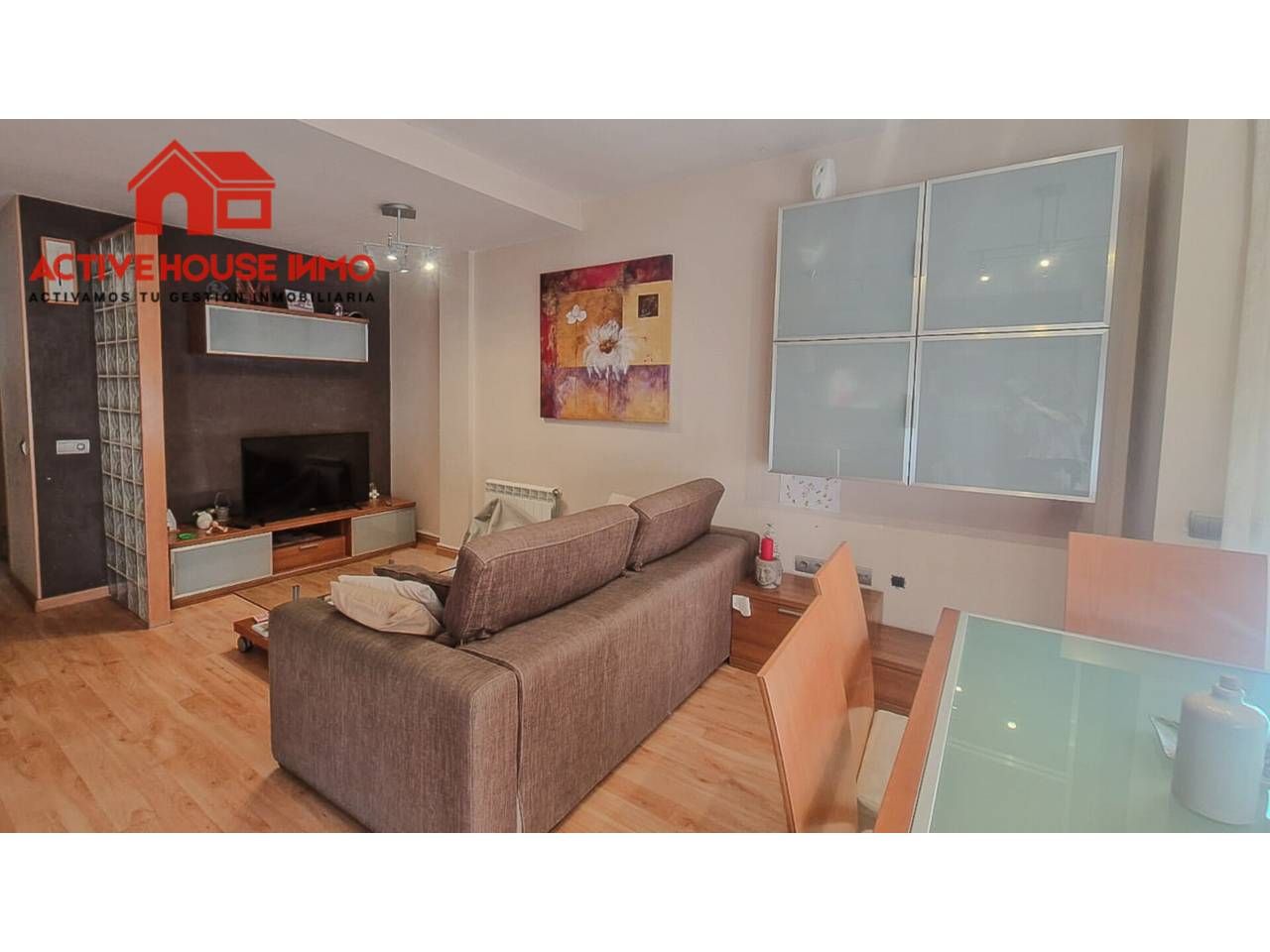 Living room of Flat for sale in Sant Carles de la Ràpita  with Air Conditioner, Heating and Parquet flooring