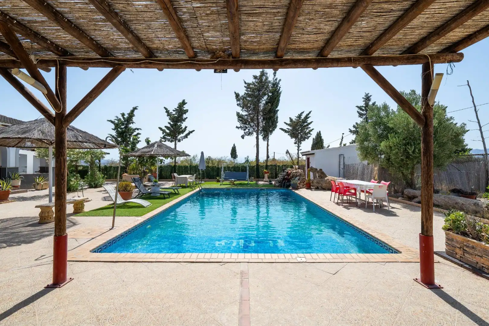 Piscina de Finca rústica en venta en Tabernas con Aire acondicionado, Jardín privado y Piscina