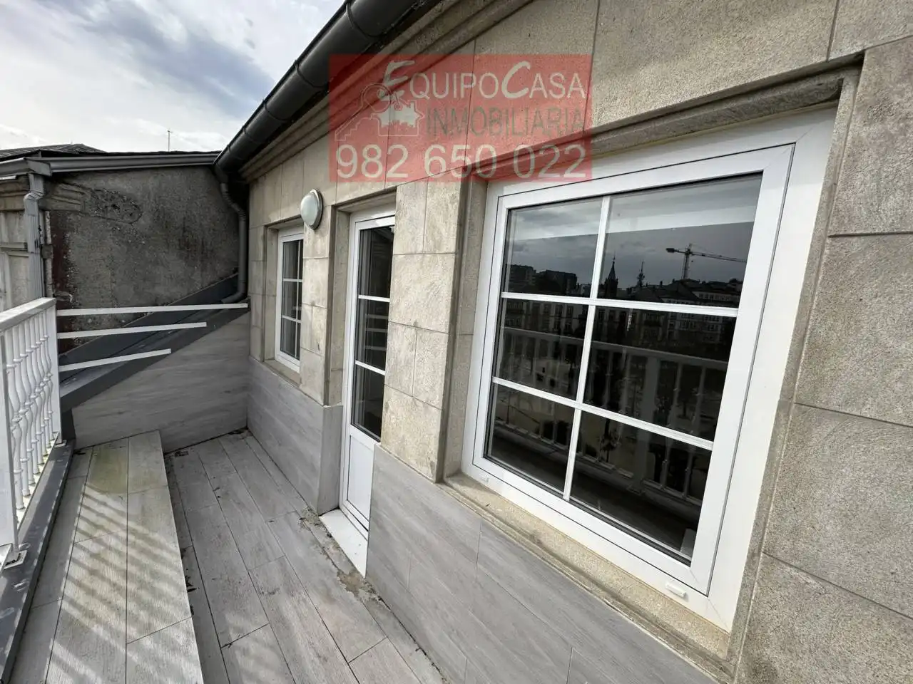 Außenansicht von Maisonette zur Miete in Lugo mit Heizung, Terrasse und Möbliert