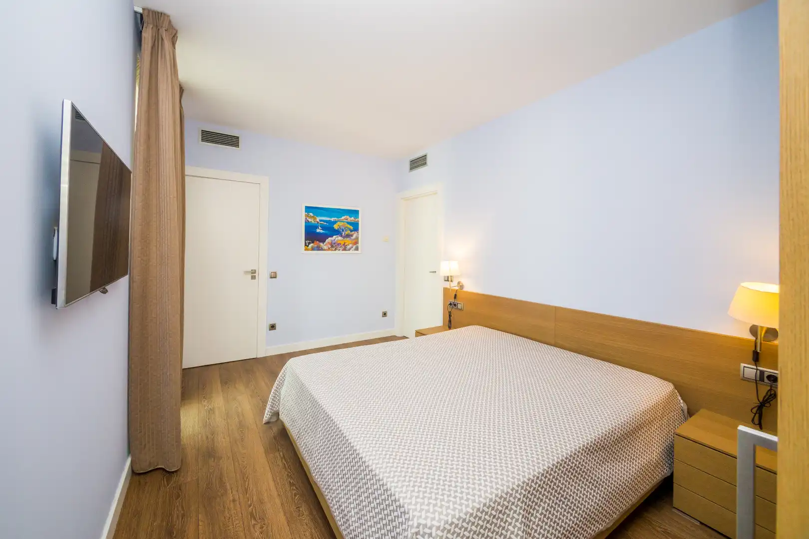 Bedroom of Flat for sale in Castell d'Aro, Platja d'Aro i s'Agaró  with Air Conditioner, Heating and Terrace