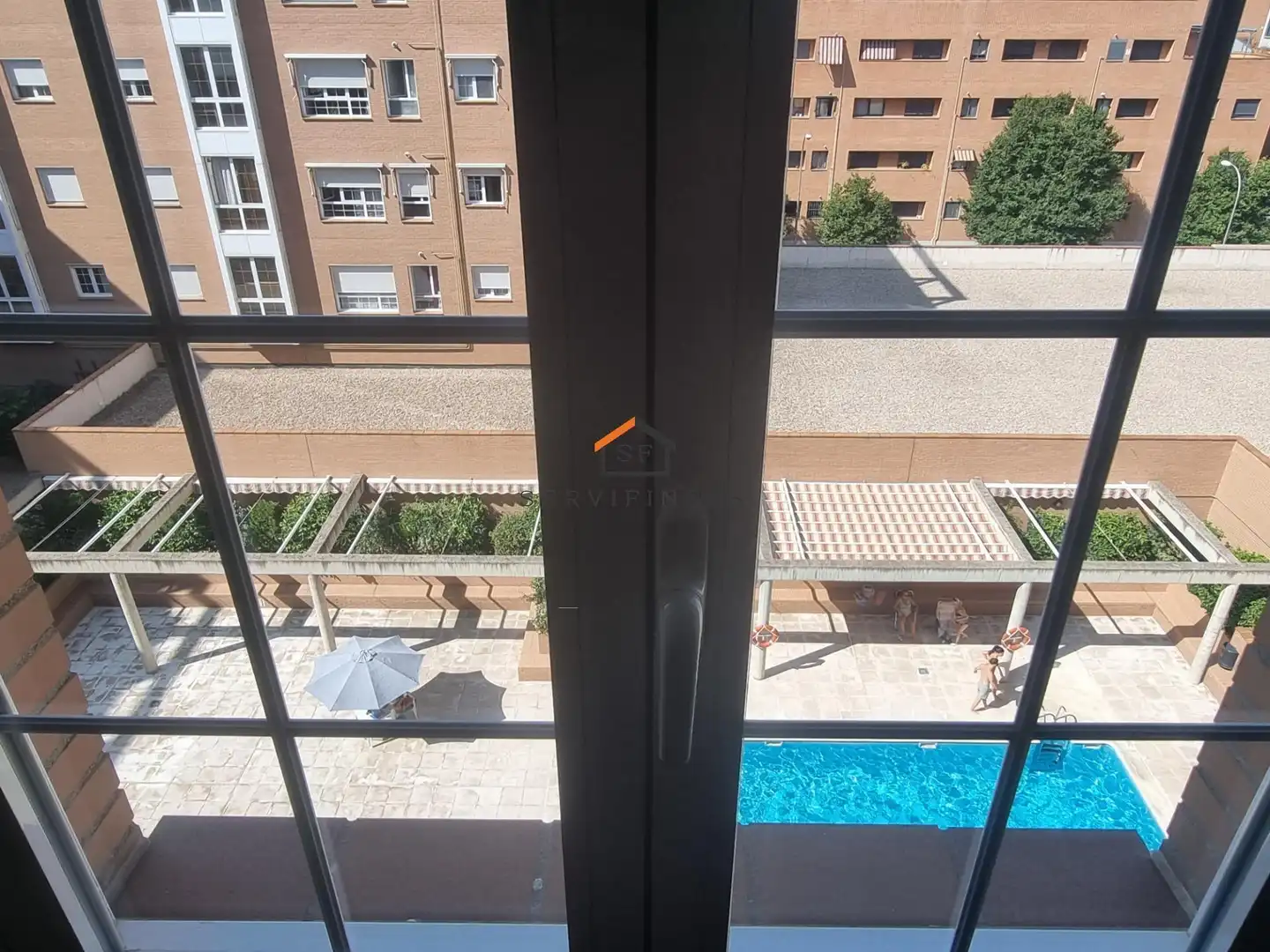 Balcony of Flat for rent in Madrid  with Heating, Parquet flooring and Storage room