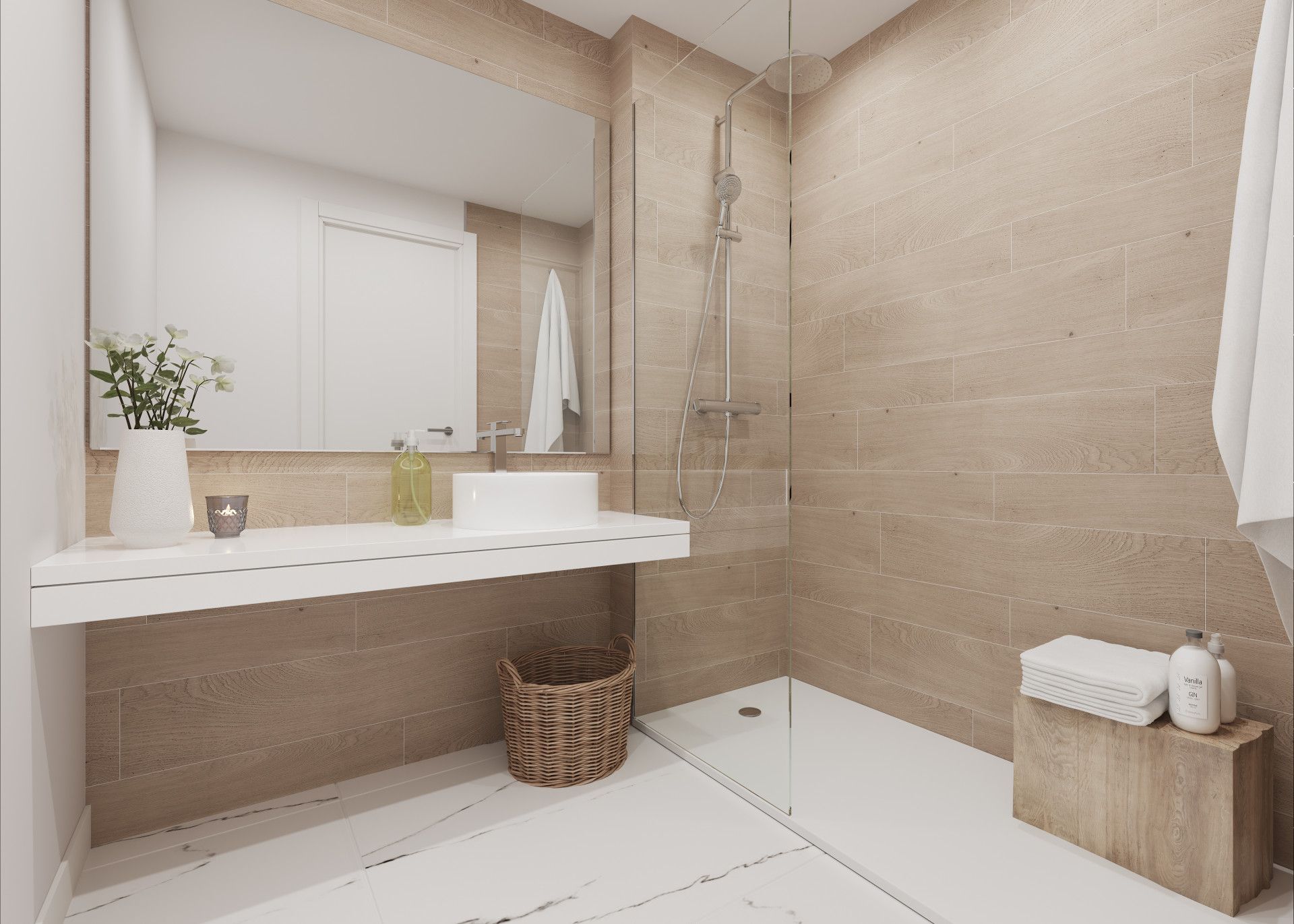 Baño de Apartamento en venta en Casares con Terraza, Trastero y Piscina