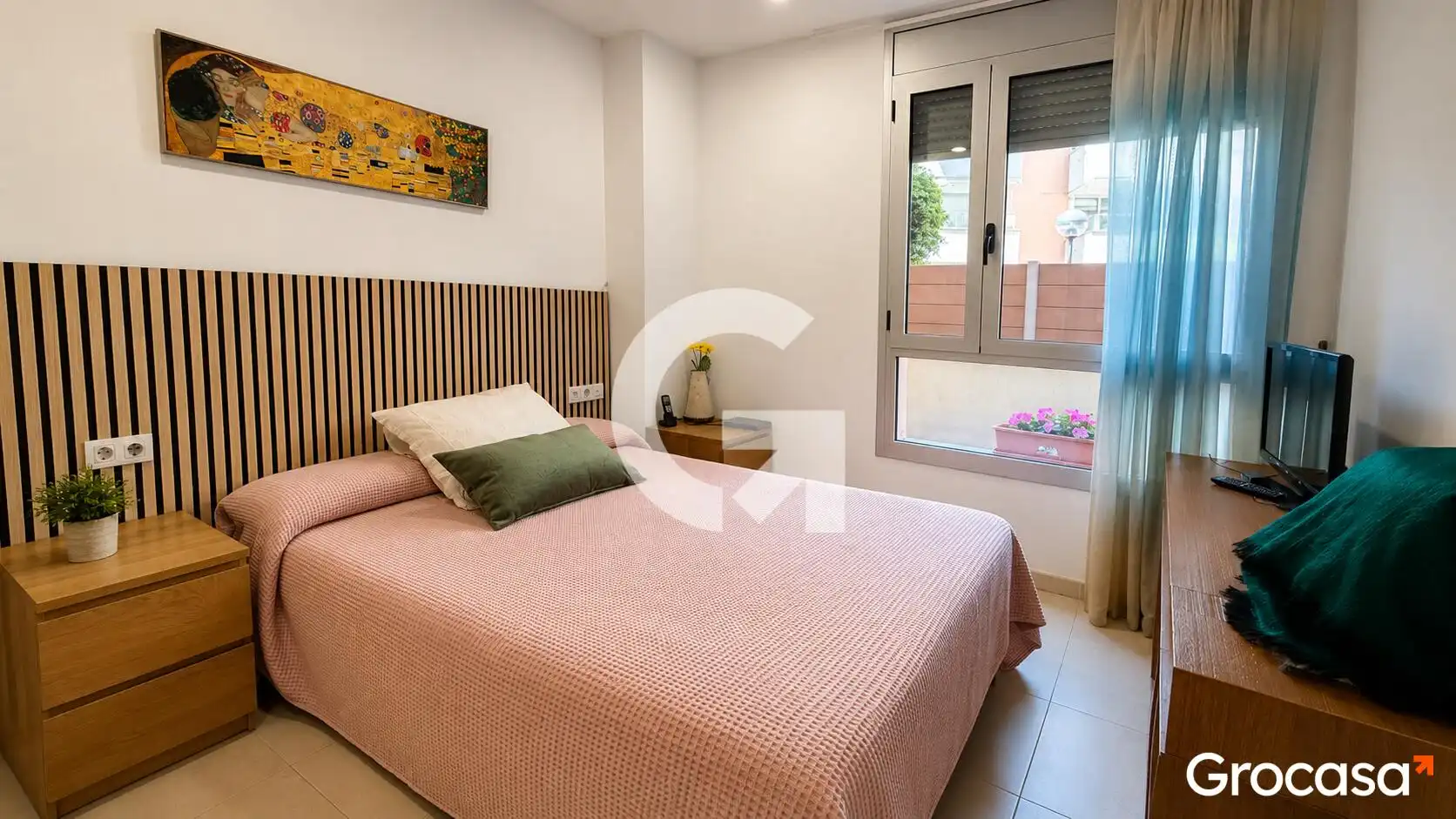 Schlafzimmer von Wohnung zum Verkauf in Lloret de Mar mit Klimaanlage, Terrasse und Gemeinschaftspool