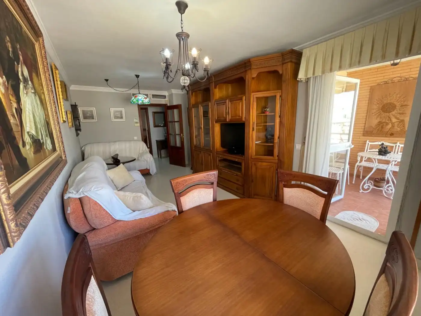 Living room of Apartments for rent in Málaga  with Terrace, Furnished and Community pool
