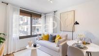 Living room of Flat for sale in  Barcelona Capital  with Heating and Furnished