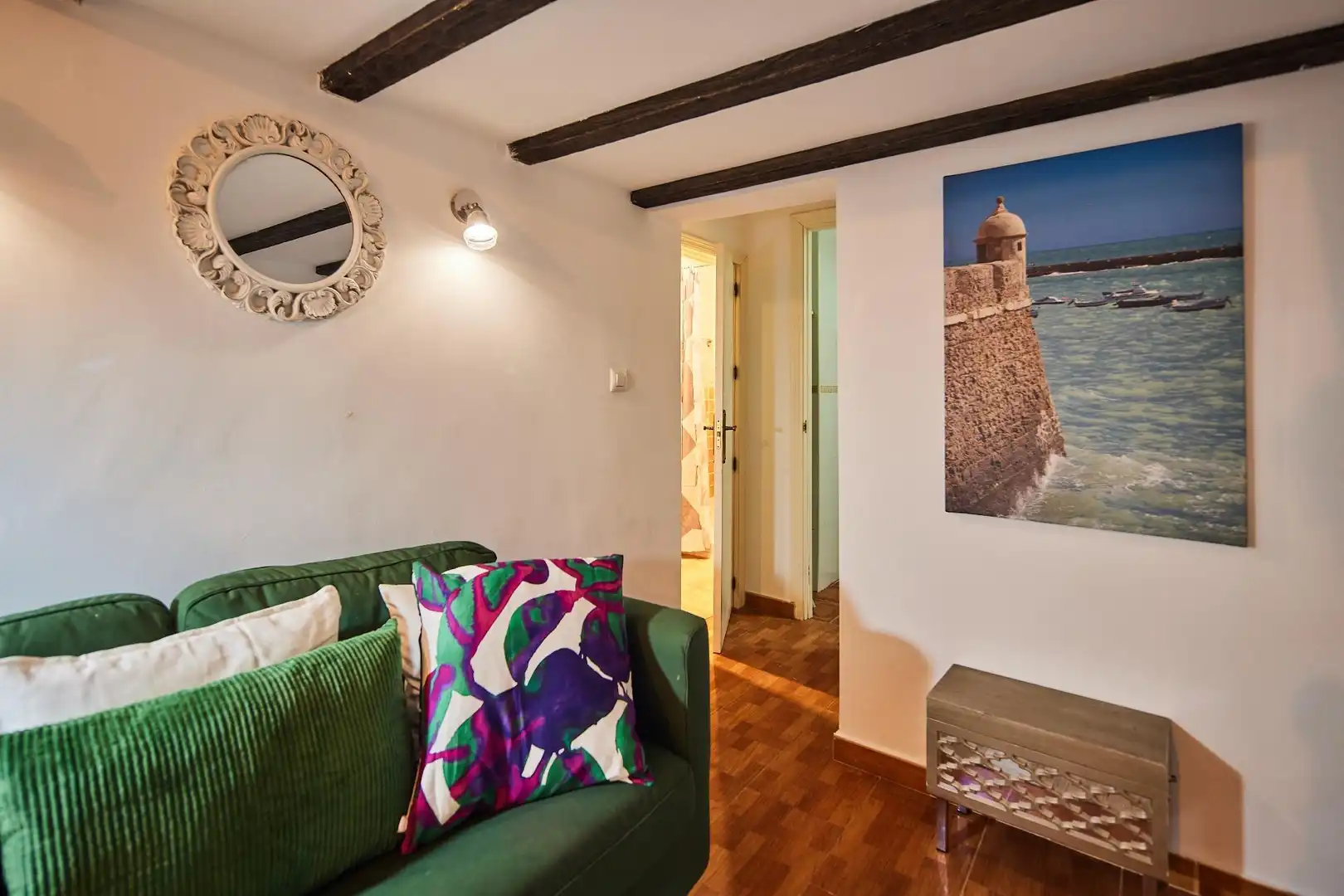Living room of Flat for sale in Cádiz  with Furnished