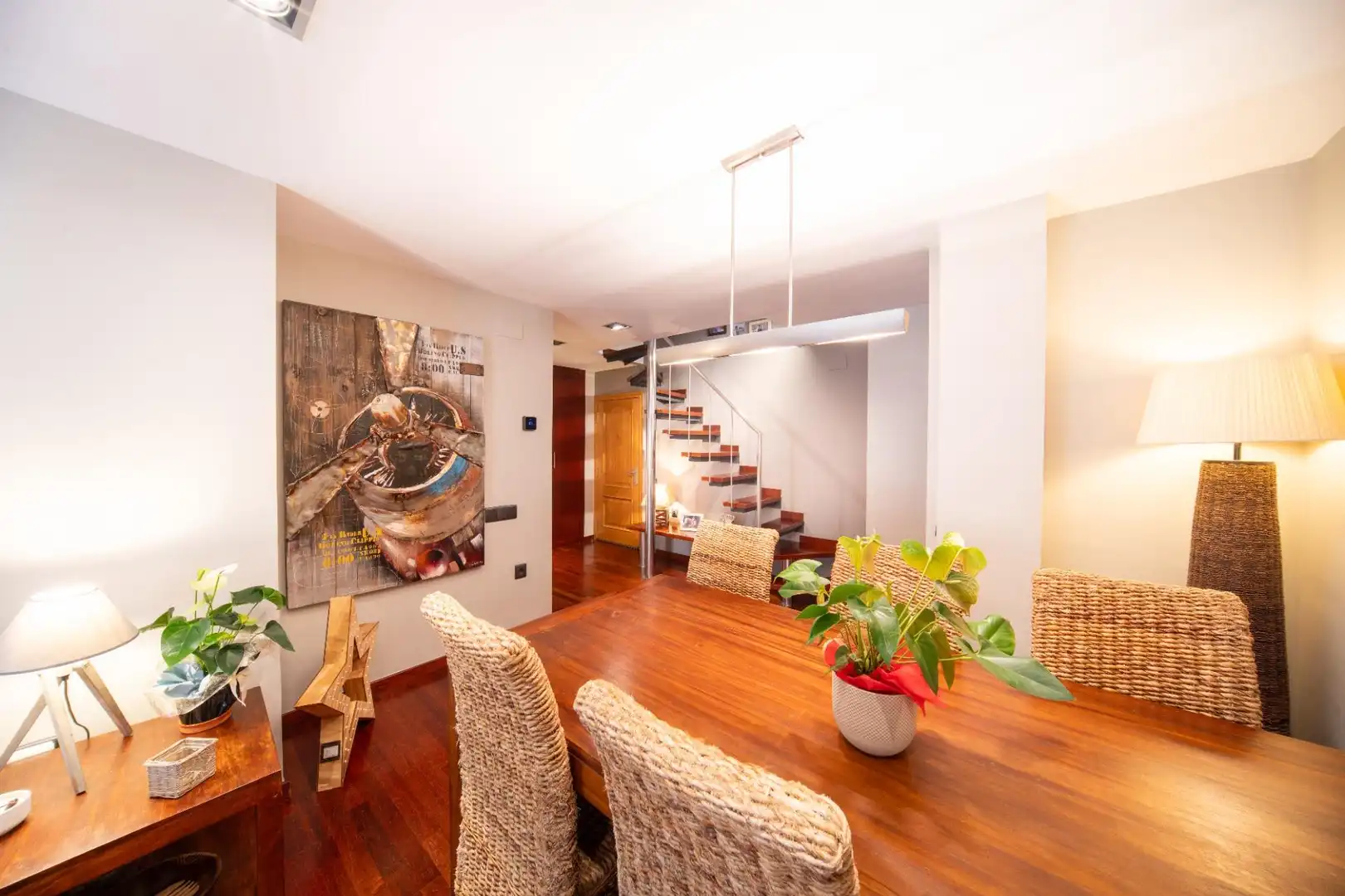 Sala de estar de Piso en venta en Igualada con Aire acondicionado, Calefacción y Parquet