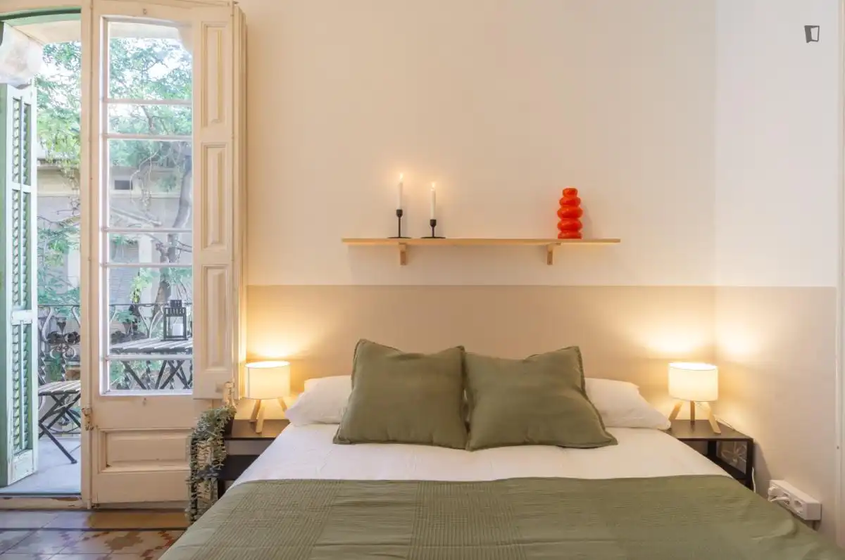 Bedroom of Apartments for share in  Palma de Mallorca  with Furnished, Oven and Washing machine