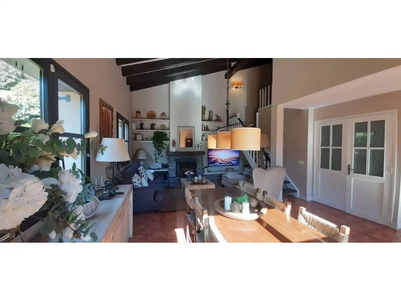 Sala de estar de Casa o chalet en venta en Castell de l'Areny con Calefacción, Jardín privado y Terraza