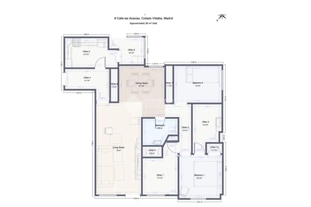 Piso en venta en Collado Villalba con Calefacción y Terraza