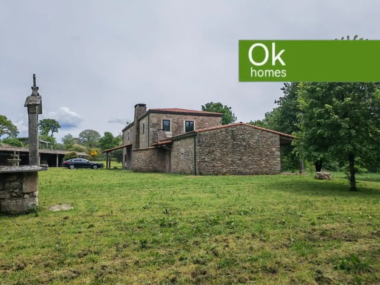 Außenansicht von Country house zum Verkauf in Sobrado (A Coruña) mit Heizung, Privatgarten und Parkett