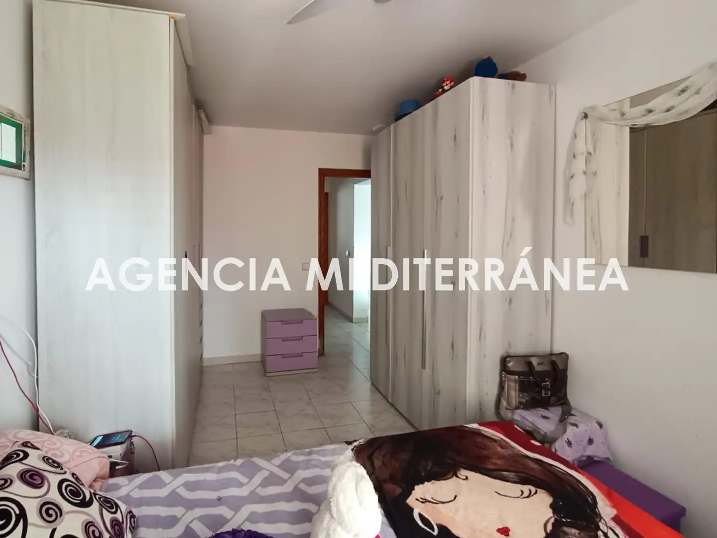 Dormitori de Apartament en venda en Santa Eulària des Riu amb Aire condicionat, Calefacció i Jardí privat