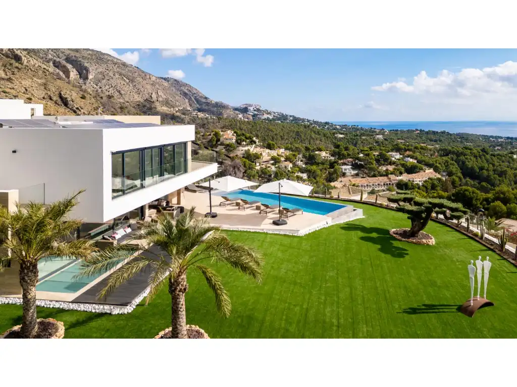 Vista exterior de Casa o chalet en venta en Altea con Aire acondicionado, Calefacción y Jardín privado
