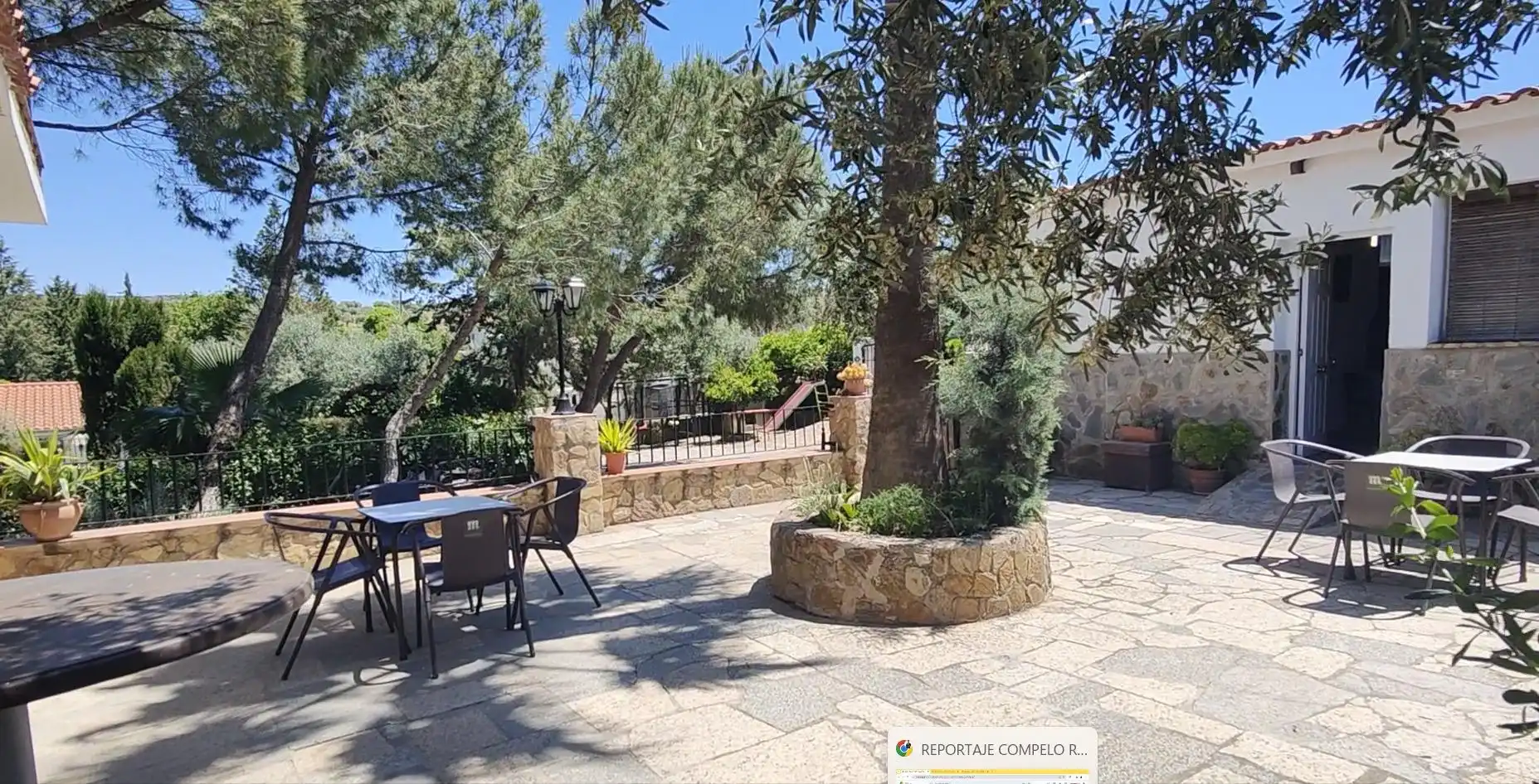Terraza de Finca rústica en venta en La Lapa con Aire acondicionado, Jardín privado y Terraza
