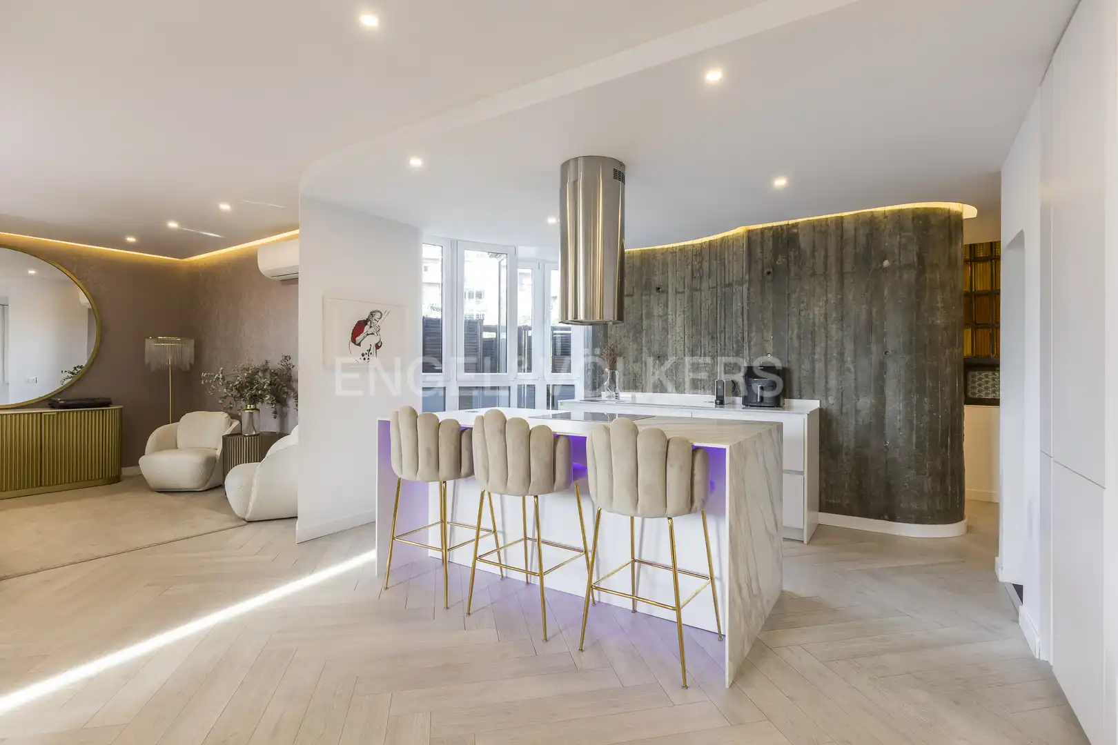 Kitchen of Flat for rent in Madrid  with Air Conditioner, Heating and Furnished
