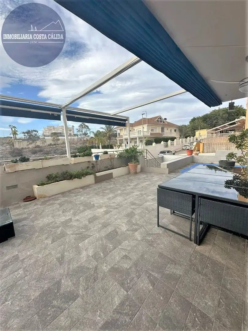 Terraza de Casa adosada en venta en Águilas con Aire acondicionado, Calefacción y Jardín privado