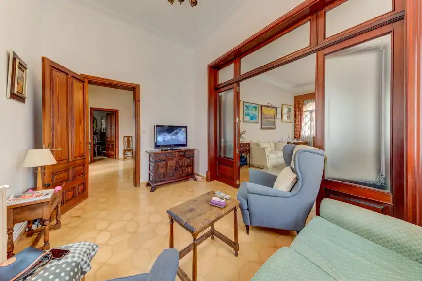 Sala de estar de Casa adosada en venta en Pollença con Aire acondicionado, Calefacción y Jardín privado