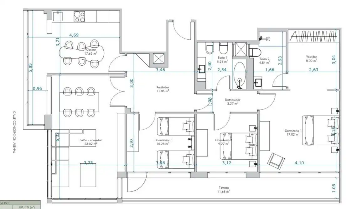 Piso en venta en A Coruña Capital  con Calefacción, Terraza y Trastero