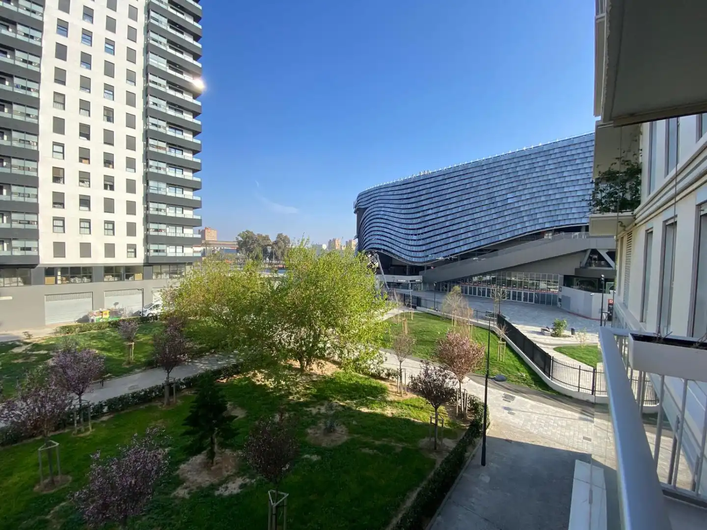Exterior view of Flat for sale in Valencia  with Air Conditioner, Parquet flooring and Storage room