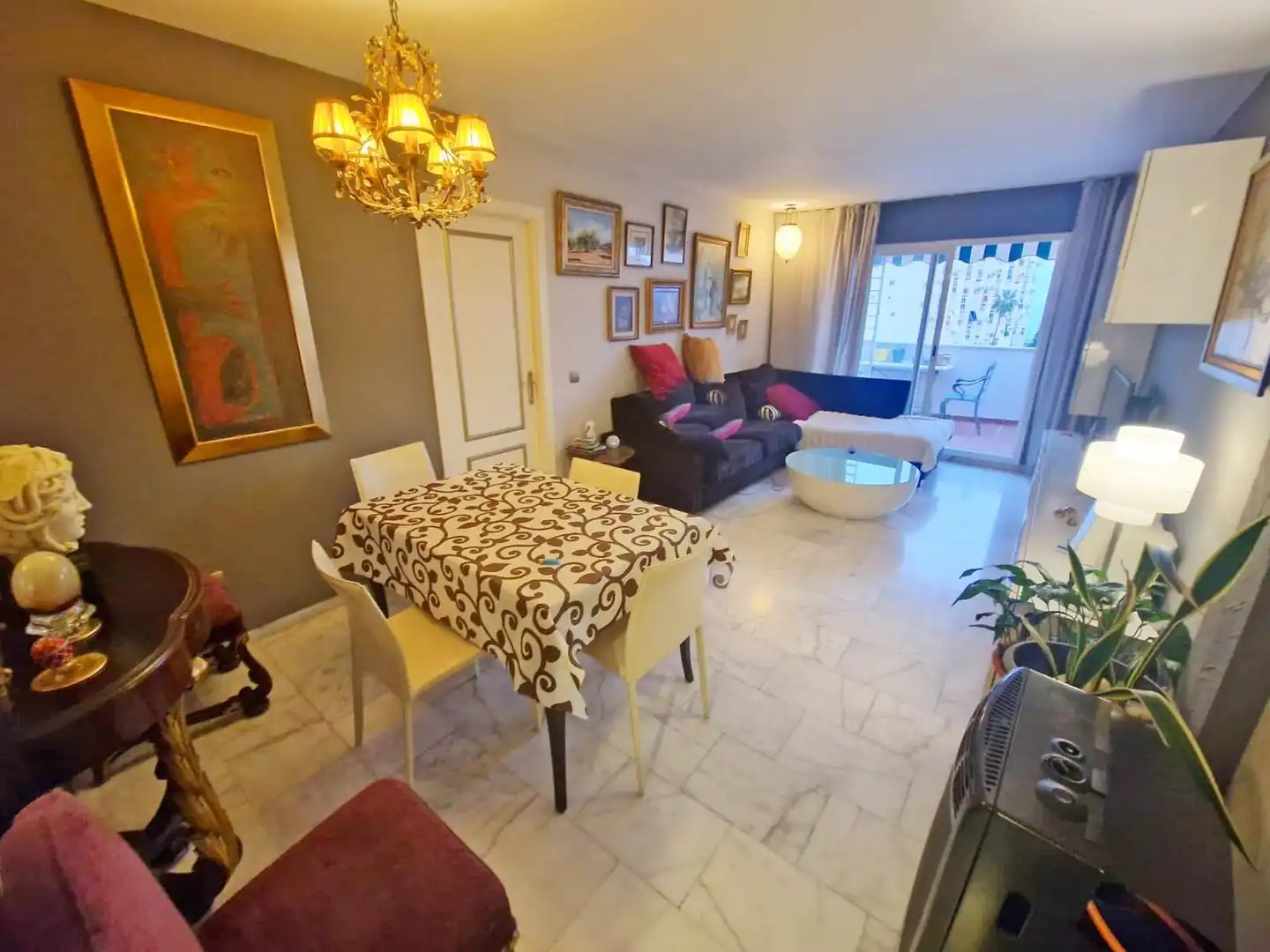Dining room of Flat for sale in Rincón de la Victoria  with Air Conditioner, Heating and Private garden