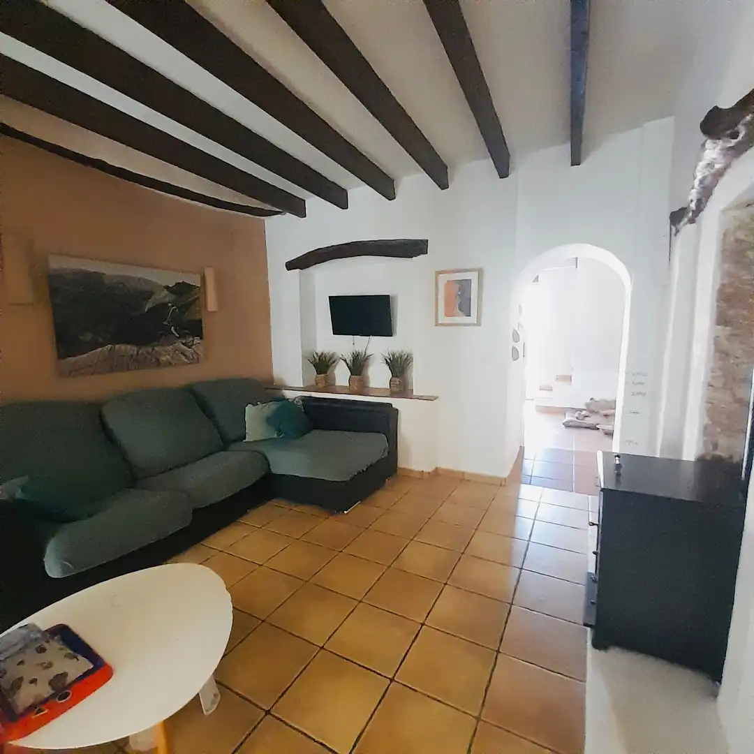 Wohnzimmer von Einfamilien-Reihenhaus zum Verkauf in Xaló mit Heizung, Terrasse und Abstellraum