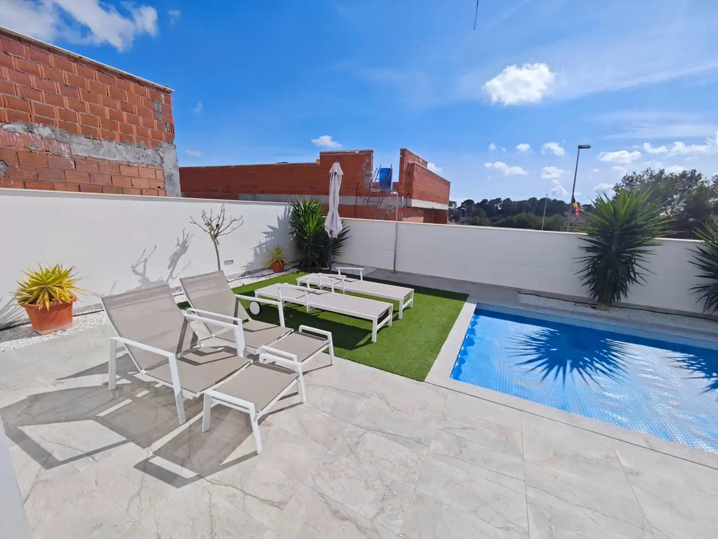 Piscina de Casa o chalet en venta en Pilar de la Horadada con Calefacción, Jardín privado y Terraza