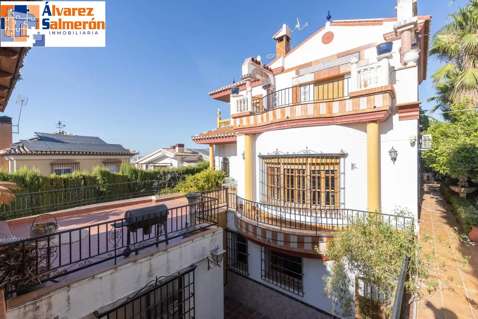 Jardín de Casa o chalet en venta en Altos de la Zubia