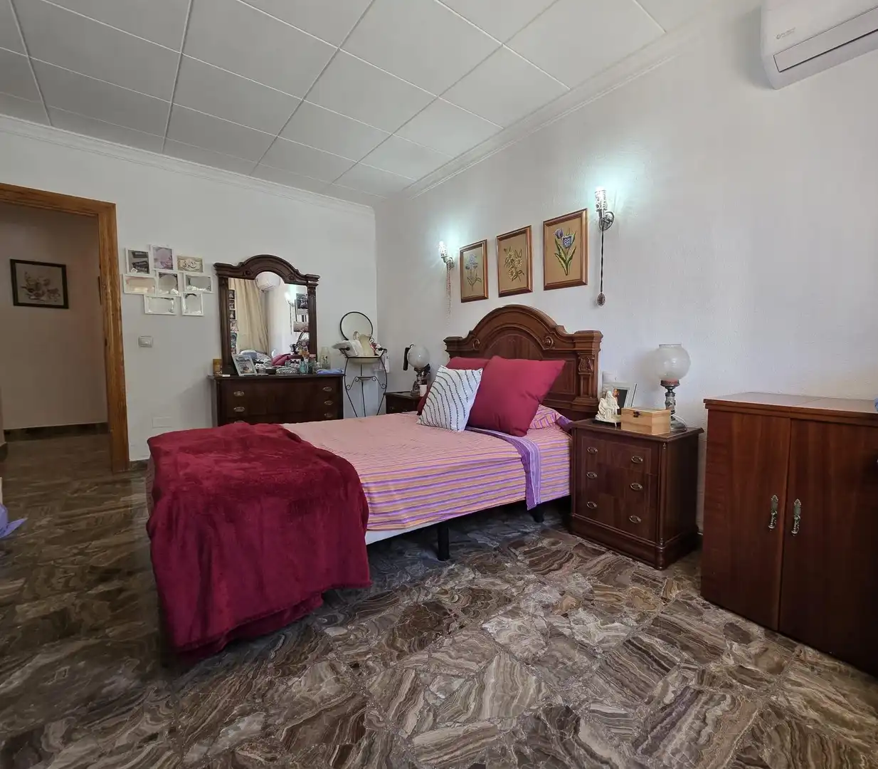 Bedroom of Houses for sale in Llucmajor  with Air Conditioner, Private garden and Storage room