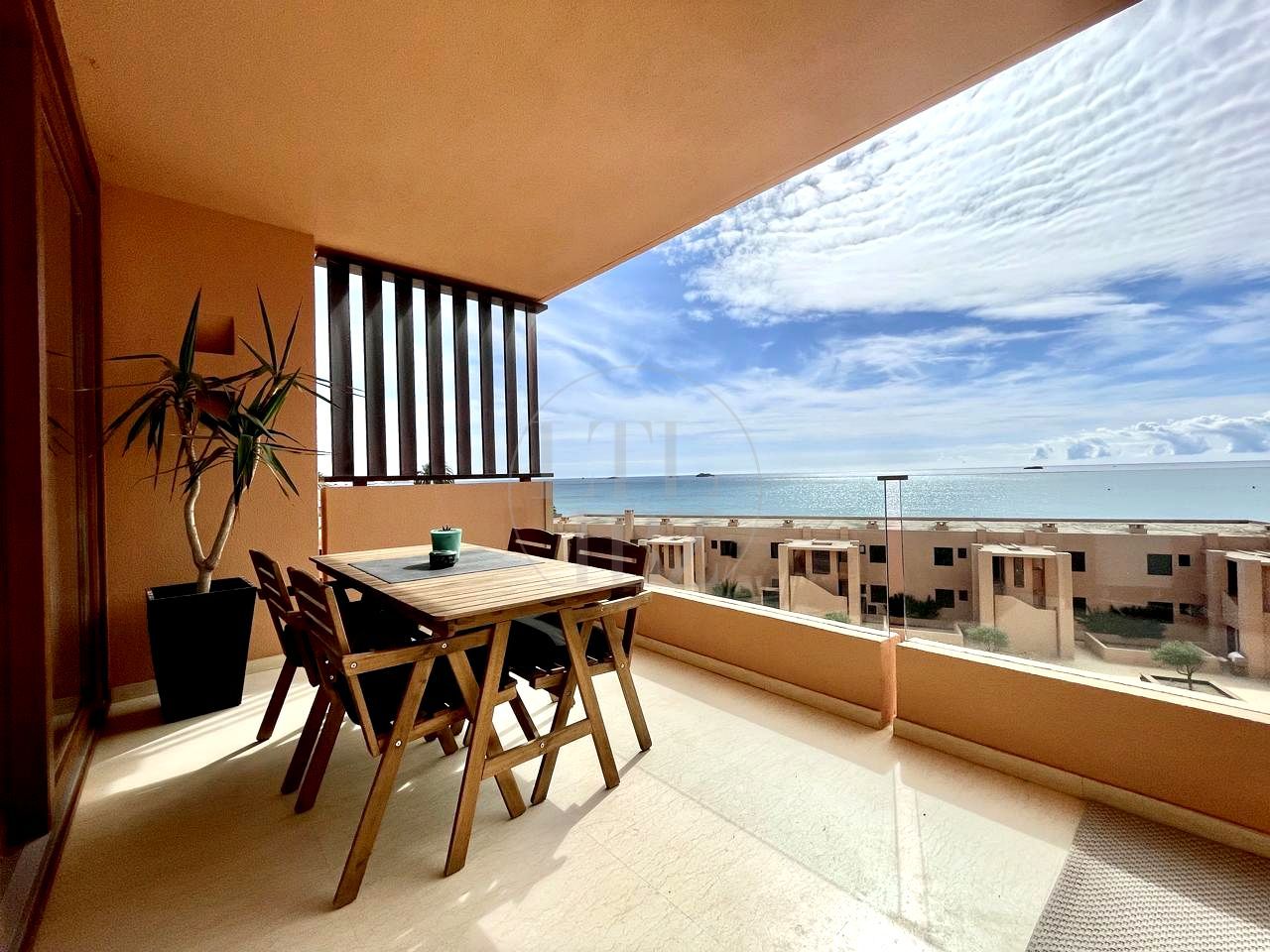 Terrassa de Apartament de lloguer en Sant Josep de sa Talaia amb Aire condicionat, Terrassa i Moblat