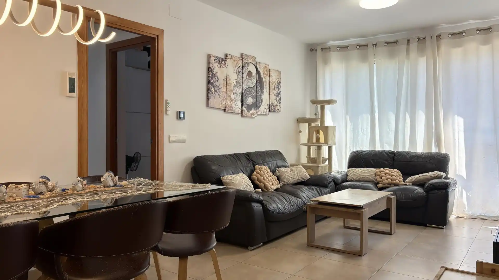Sala de estar de Piso en venta en Blanes con Calefacción