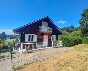 Exterior view of House or chalet for sale in Láncara  with Swimming Pool