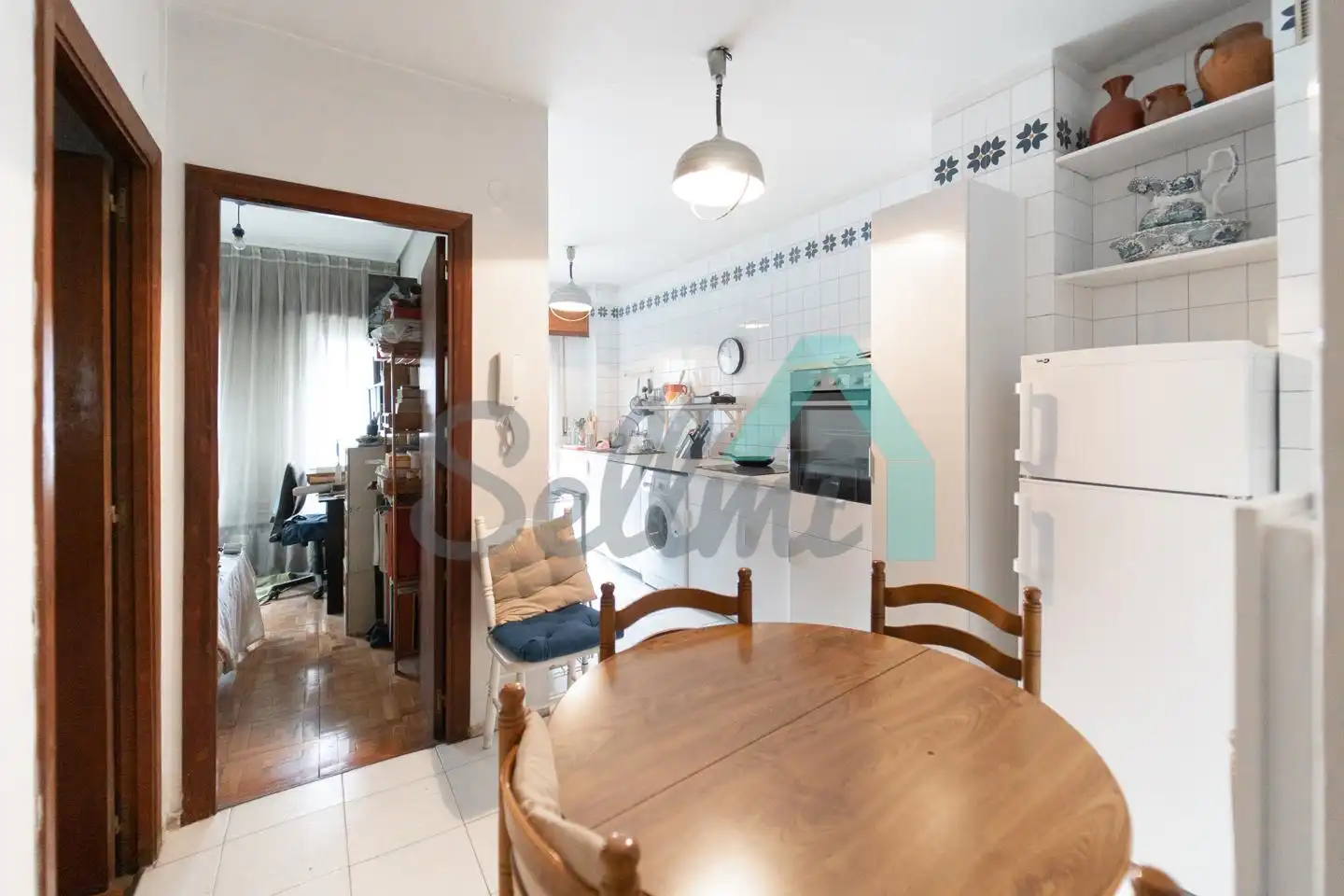 Cocina de Piso en venta en Oviedo  con Calefacción, Parquet y Terraza