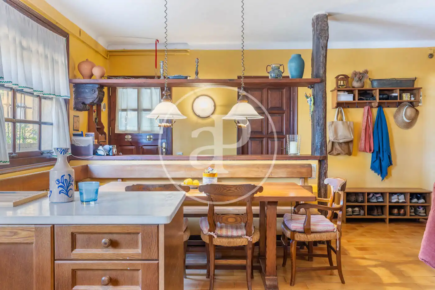 Cocina de Casa o chalet en venta en Vilanova del Vallès con Calefacción, Jardín privado y Terraza