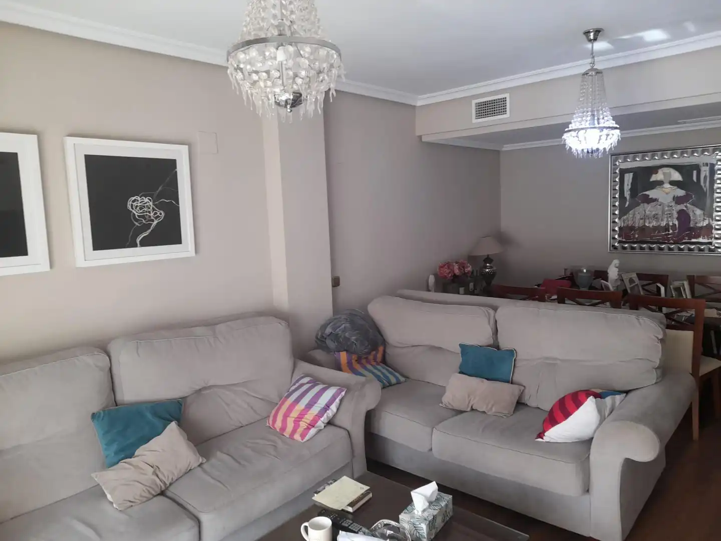 Living room of Detached homes for sale in Cáceres  with Air Conditioner, Heating and Storage room