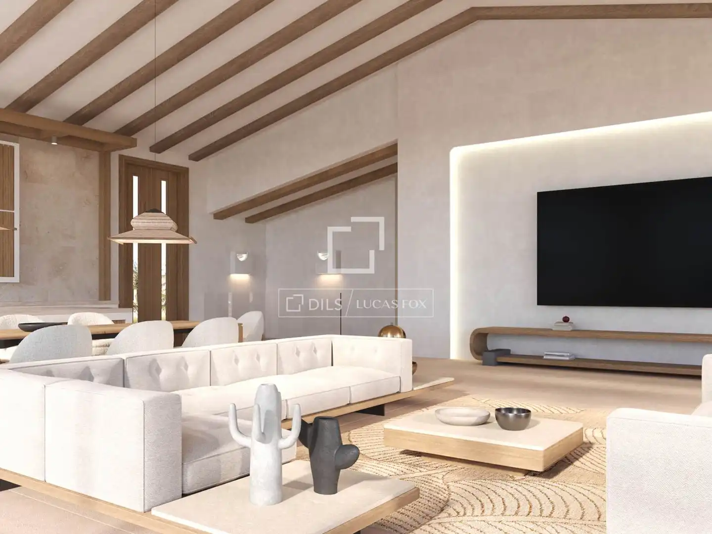 Sala de estar de Casa o chalet en venta en Llucmajor con Aire acondicionado, Calefacción y Jardín privado