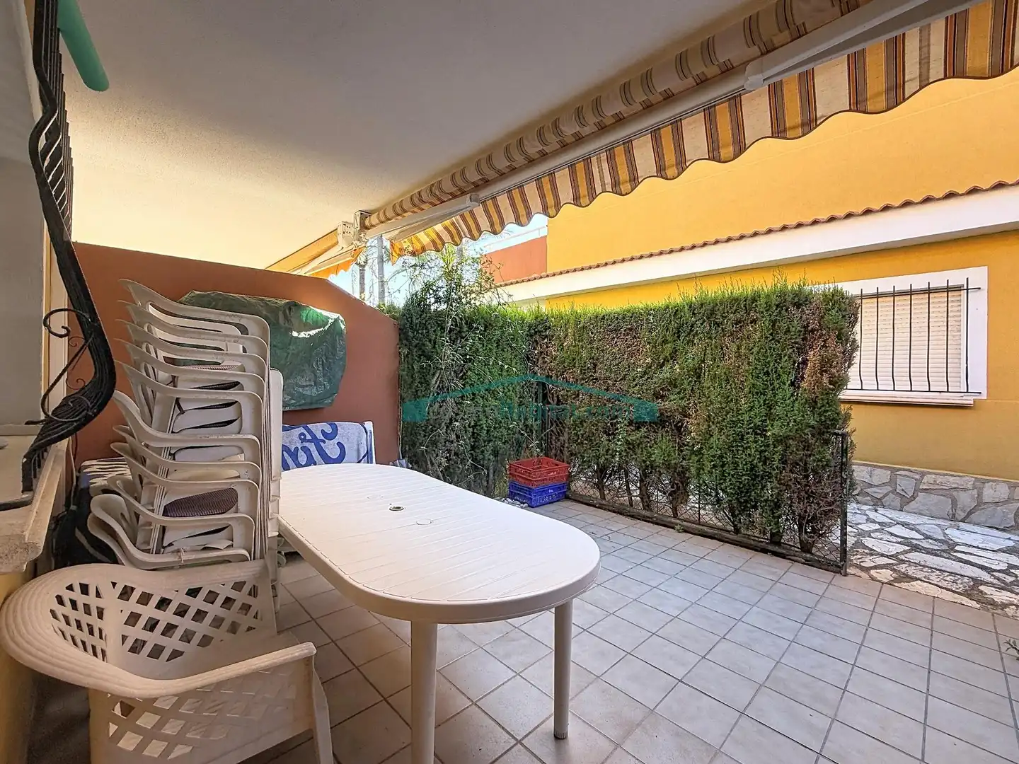 Terrassa de Casa adosada en venda en Els Poblets amb Aire condicionat, Jardí privat i Terrassa