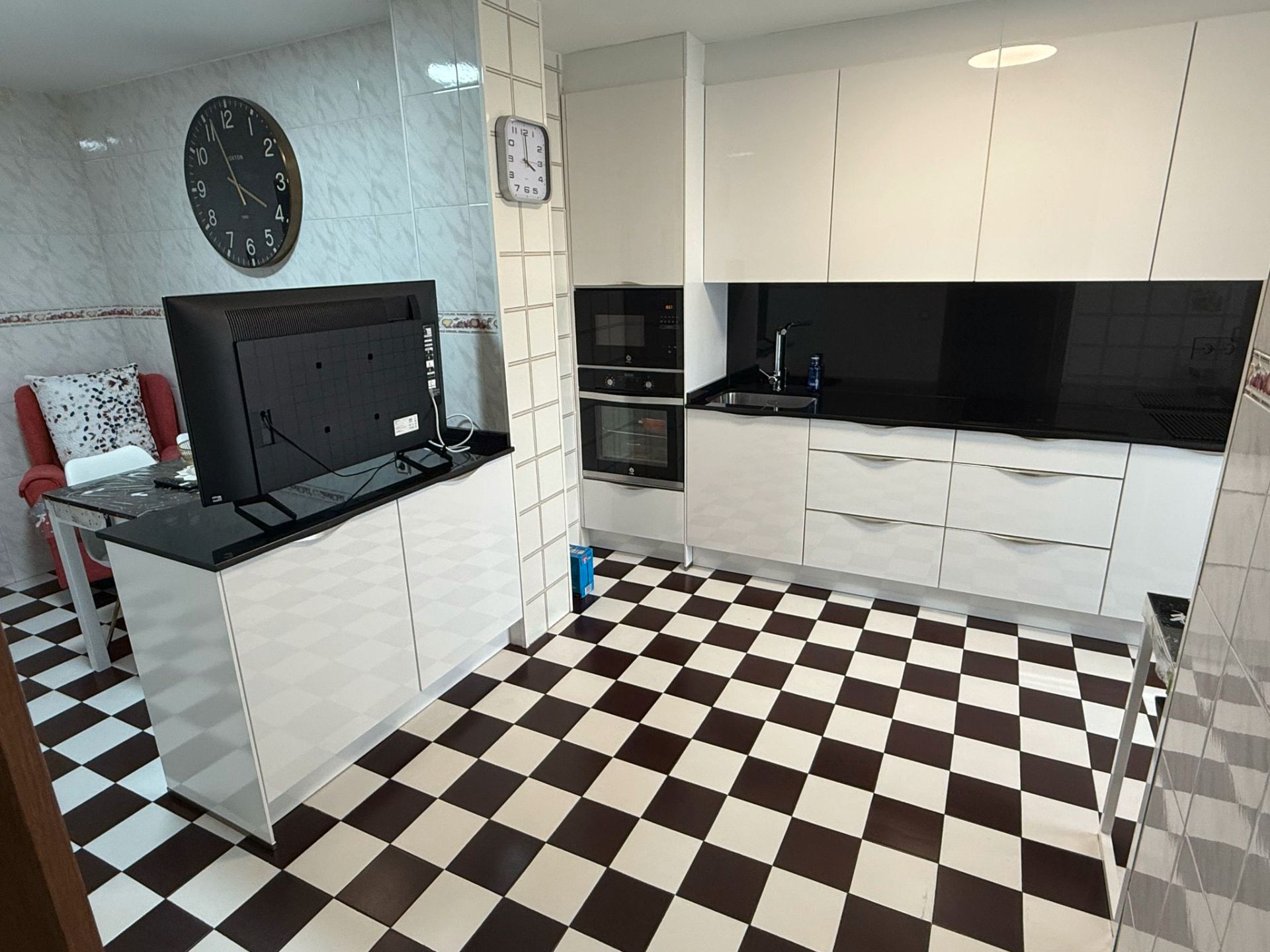 Kitchen of Flat for sale in Móstoles  with Heating, Parquet flooring and Terrace