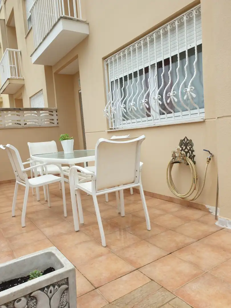 Terraza de Casa adosada de alquiler en Càlig con Jardín privado, Terraza y Amueblado