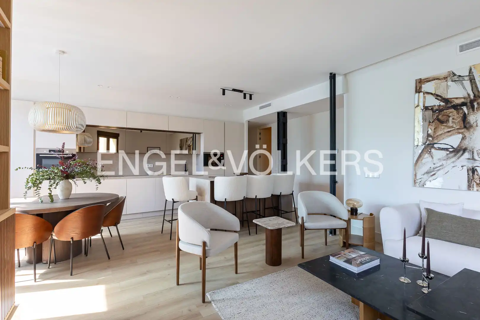 Wohnzimmer von Wohnung zum Verkauf in  Madrid Capital mit Klimaanlage und Heizung